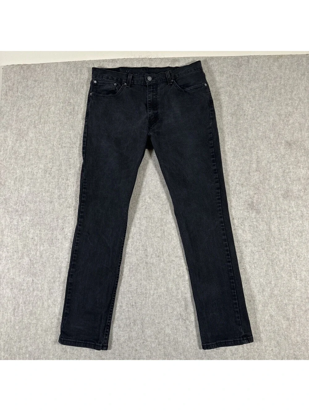 Levis 511 Original Fit Jeans 36 (34x30) Straight Leg Black Cotton/Elastane